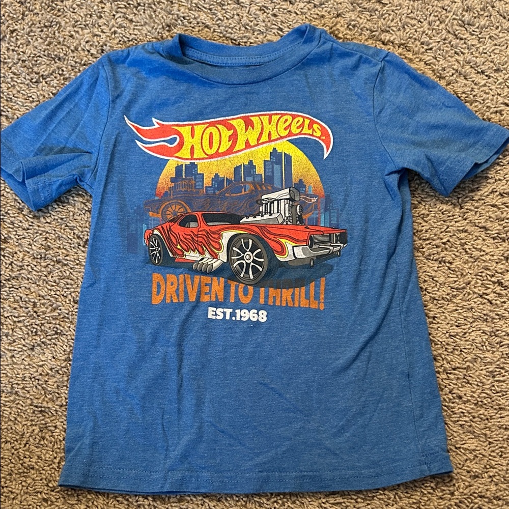 Jumping Beans Blue Hot Wheels T-Shirt